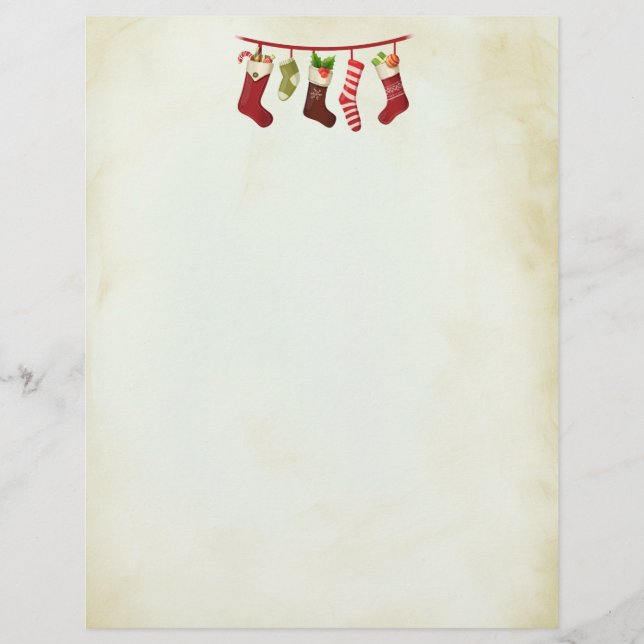 Festive jul Stockings Hanging in a Row (Framsida)