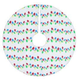 Festive jul String Ljus Julgransmatta Borstad Polyester