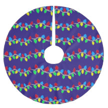 Festive jul String Ljus på Blue