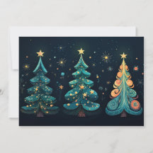 Festive Julgran Greeting Card