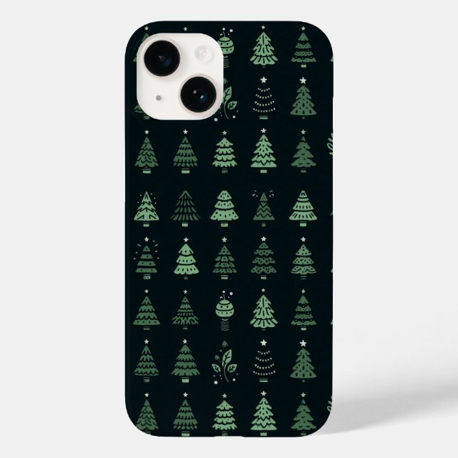 Festive Julgran iphone case/Trendyiphone14 (Baksida)