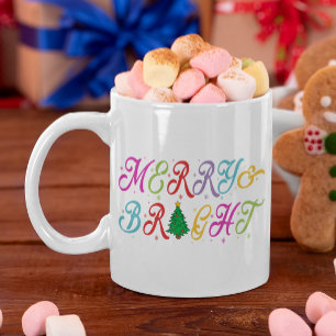 Festive Julgran med god färg Kaffemugg