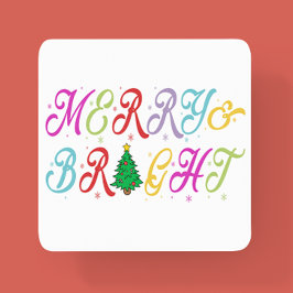 Festive Julgran med god färg Underlägg Papper Kvadrat