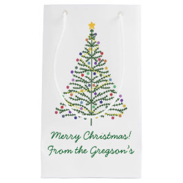 Festive Julgran personalize med Namn