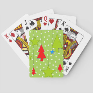 Festive Julgran Skriv ut Casinokort