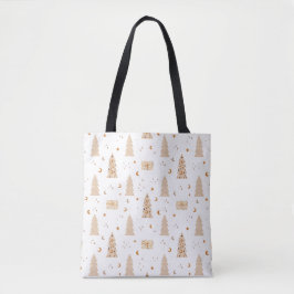 Festive Julgran Tote Bag - Helgdag-inspirerad Tygkasse