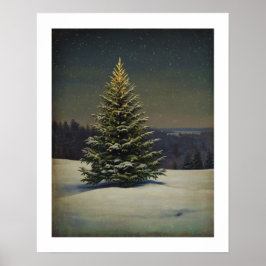 Festive Julgran Wall Art Art Poster
