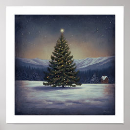 Festive Julgran Wall Art Art Poster