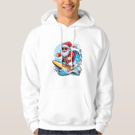 Festive Jultomten Surfing jul Vinkarare Hoodie