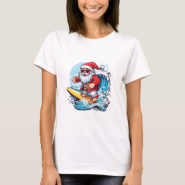 Festive Jultomten Surfing jul Vinkarare T Shirt
