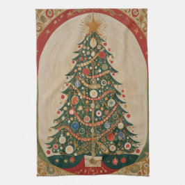 Festive Kaleidoscope Kökshandduk