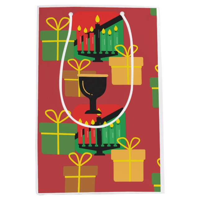Festive Kwanzaa Gift Bag (Framsidan)