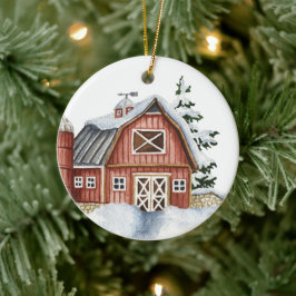 Festive Land lada rustic Julgransprydnad Keramik