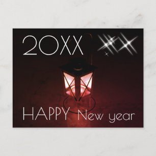 Festive Lantern Gott nytt år 2023 Vykort