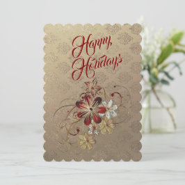 Festive Laurel-inbjudan om Julfest Inbjudningar