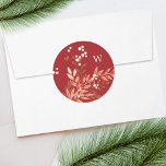 Festive Leafy Blommigt jul Traditional Red Runt Klistermärke<br><div class="desc">____________________________ ***Denna helgdag ingår i en julklapp*** ✨ Införande av min festliga Blommigt Julsamling på traditionell för helgdagarna! Tradition mäter naturens arvsel! ✨ 🎅 Upplös helgdagarnas magi med den här samlingen, en fusion av den berömda julmunnen och naturens skönhet. 🌿 Riker av traditionell jul-, en glädje-, elegans- och festlig ....</div>