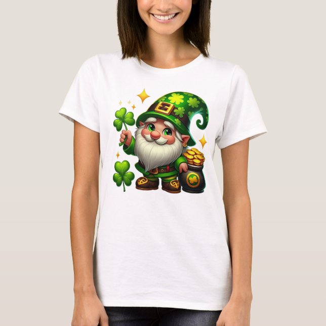 Festive Leprechaun Charm T Shirt (Framsida)
