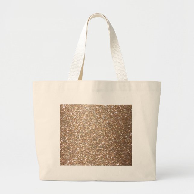 Festive Light Sparkles Party i guld Glamor Glitter Jumbo Tygkasse (Framsidan)