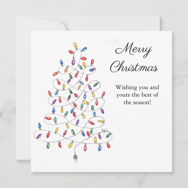 Festive Lights Kort (Framsida)