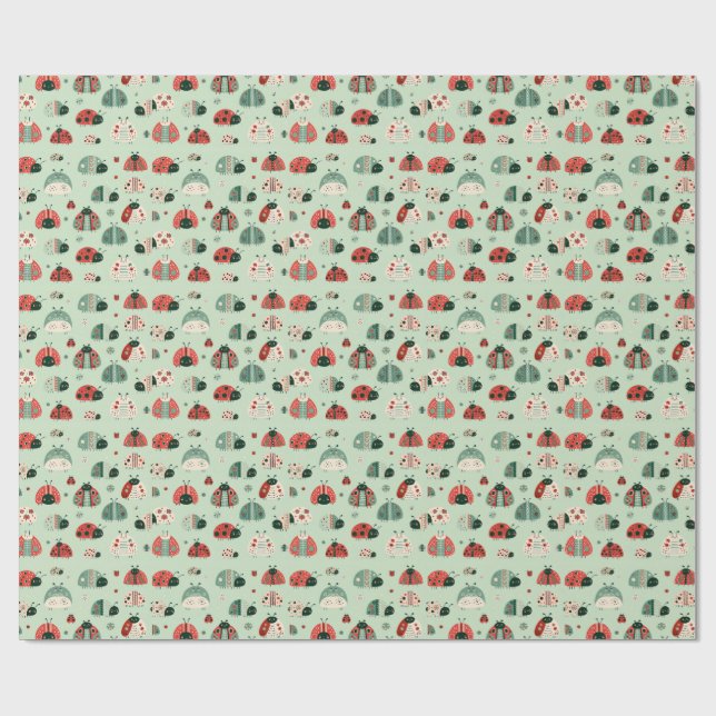 Festive Little Bugs Presentpapper (Platt)