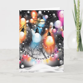Festive Ljus Helgkort