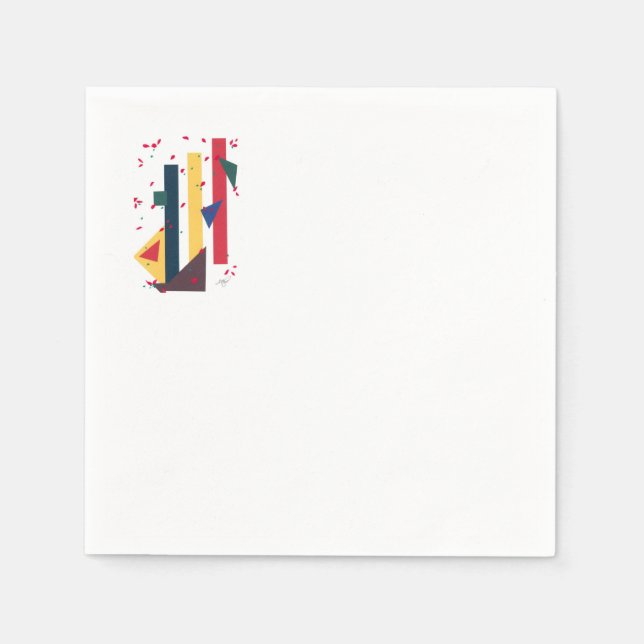 ’Festive Löv’ cocktail-napkins Pappersservett (Framsidan)