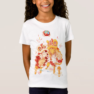 Festive Lunar Lejon Dance Rabbit T-Shirt