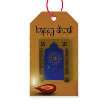 Festive Lycklig Diwali Fireworks - Gift Märkre