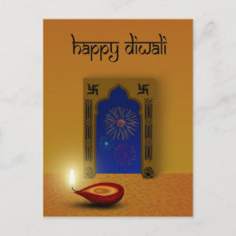 Festive Lycklig Diwali - vykort