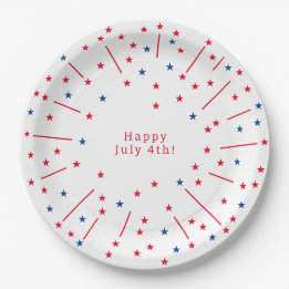 Festive Lycklig juli 4:e Fireworks och Stars Party