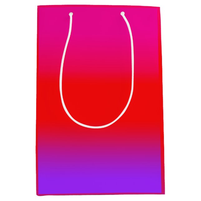 Festive Magenta Red Lila Ombre Gradient Mönster (Framsidan)