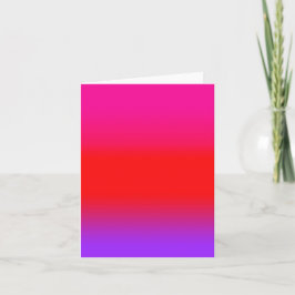 Festive Magenta Red Lila Ombre Inbjudan
