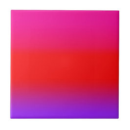 Festive Magenta Red Lila Ombre Kakelplatta