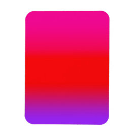 Festive Magenta Red Lila Ombre Magnet