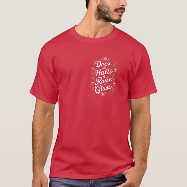 Festive Manar helgjul T-Shirt Collection (Framsida)