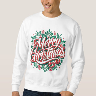 Festive Manar-Shirts: God jul Prints Lång Ärmad Tröja
