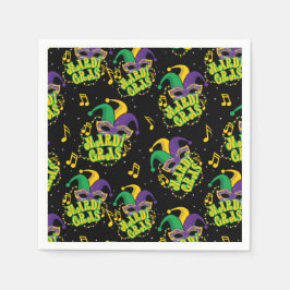 Festive Mardi Gras Pappersservett