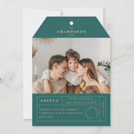 Festive Märkre Flat Helgdag Card Julkort