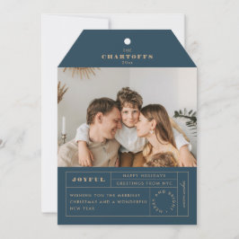 Festive Märkre Flat Helgdag Card Julkort