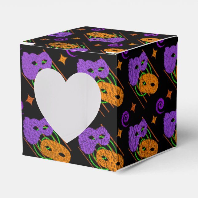Festive Masquad-masker Heart-favoritruta Presentaskar (Framsidan Sidan)