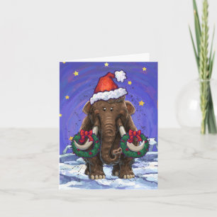 Festive Mastodon Helgkort