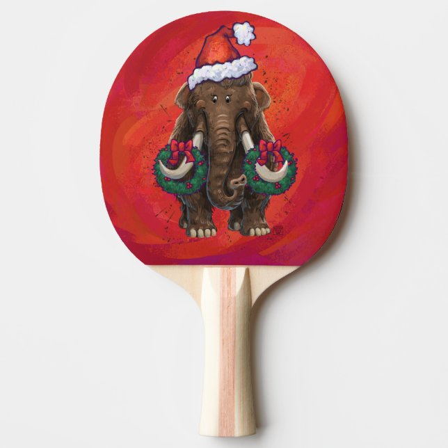 Festive Mastodon on Red Pingisracket (Framsidan)