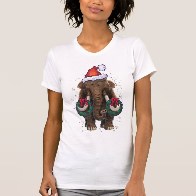 Festive Mastodon T Shirt (Framsida)