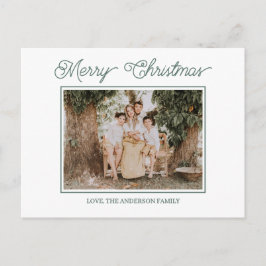 Festive Merry And Bright Christmas  Vykort