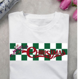 Festive Merry Christmas Holiday T Shirt