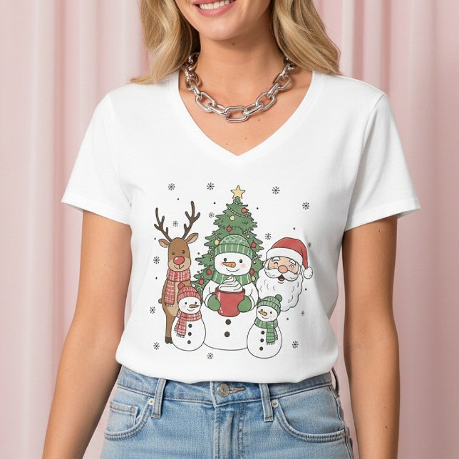 Festive Merry Christmas T-Shirt – Colorful Holiday (Skapare uppladdad)
