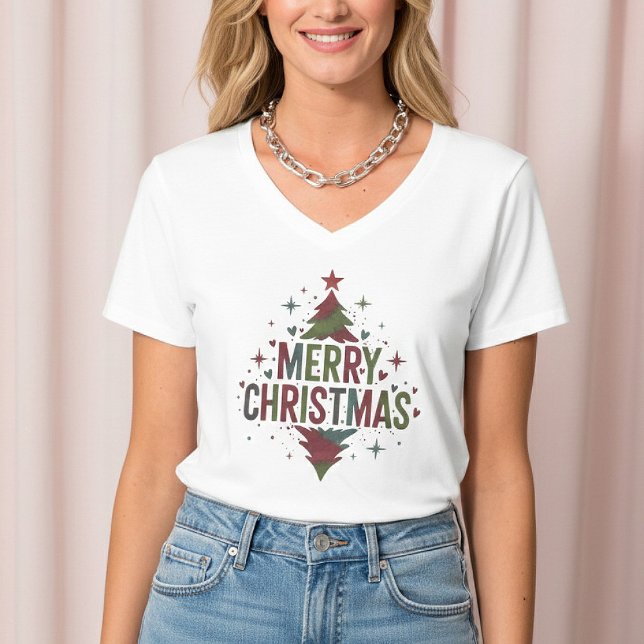 Festive Merry Christmas T-Shirt – Colorful Holiday (Skapare uppladdad)