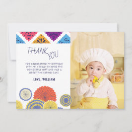 Festive Mexikanska Pappra Fläkt-fotochipkort - tac Inbjudningar