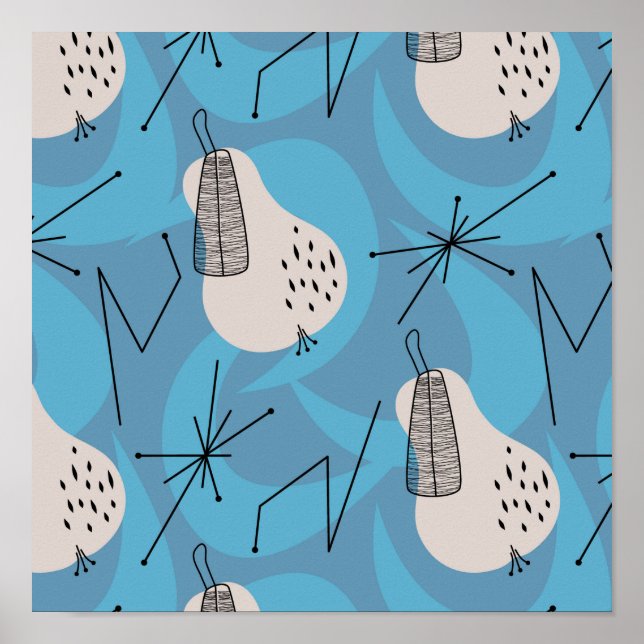 Festive MidCentury Poster (Framsidan)