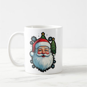 "Festive Mode: Santa, Snö & Julgran Mag Kaffemugg
